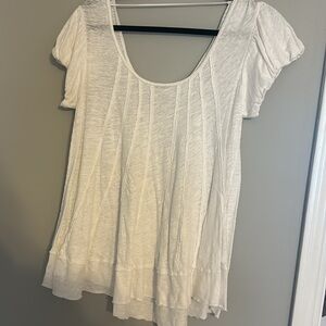 We the Free white tissue top